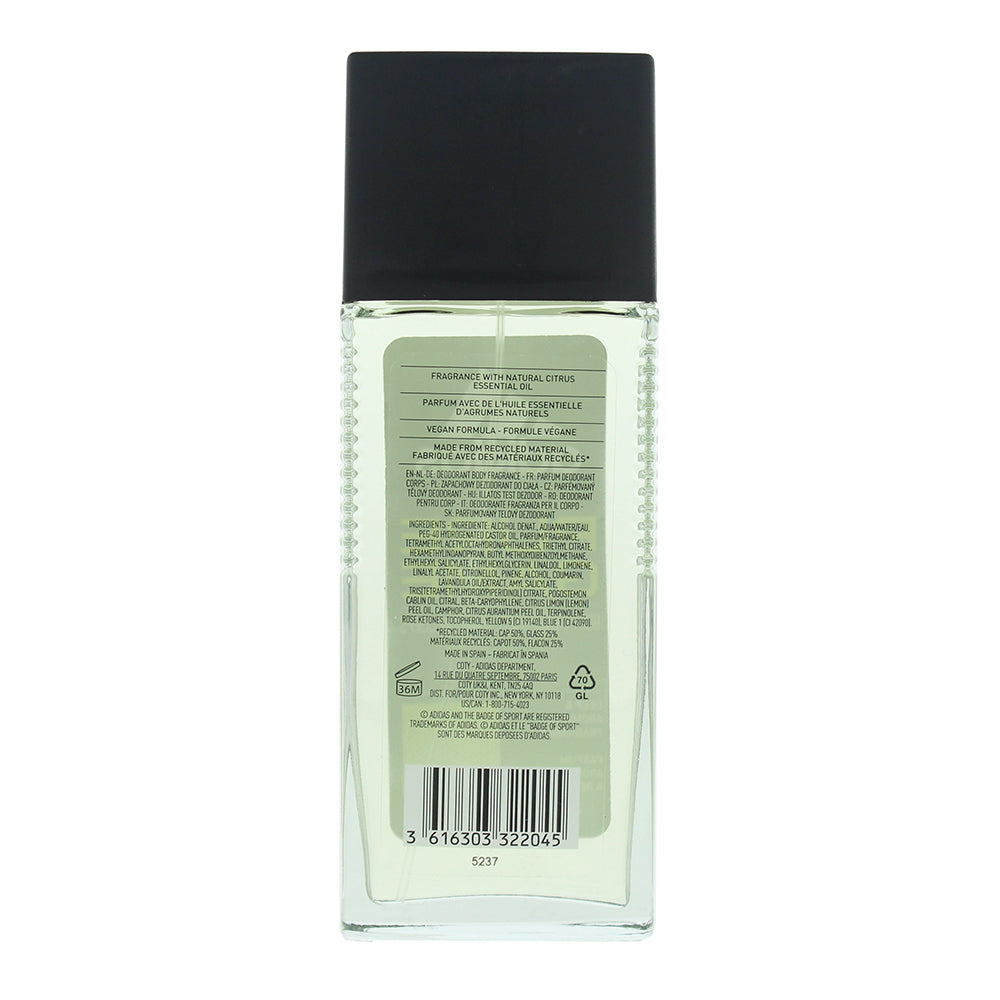 Adidas Pure Game Body Fragrance 75ml - Ingredients