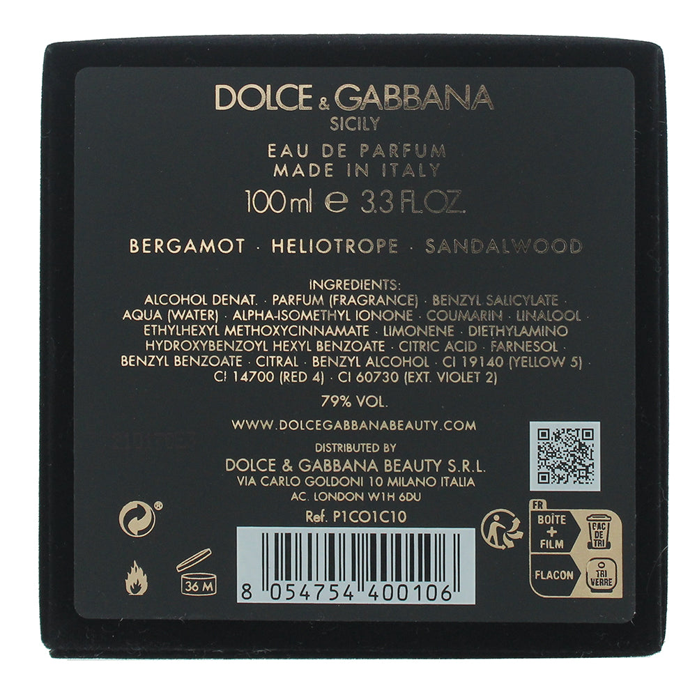 Dolce & Gabbana Velvet Sicily Eau de Parfum 100ml
