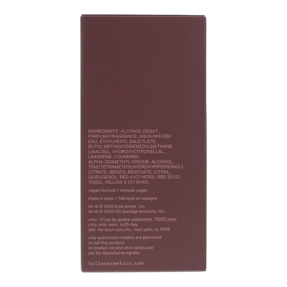 Kylie Jenner Cosmic Eau de Parfum 50ml - Ingredients