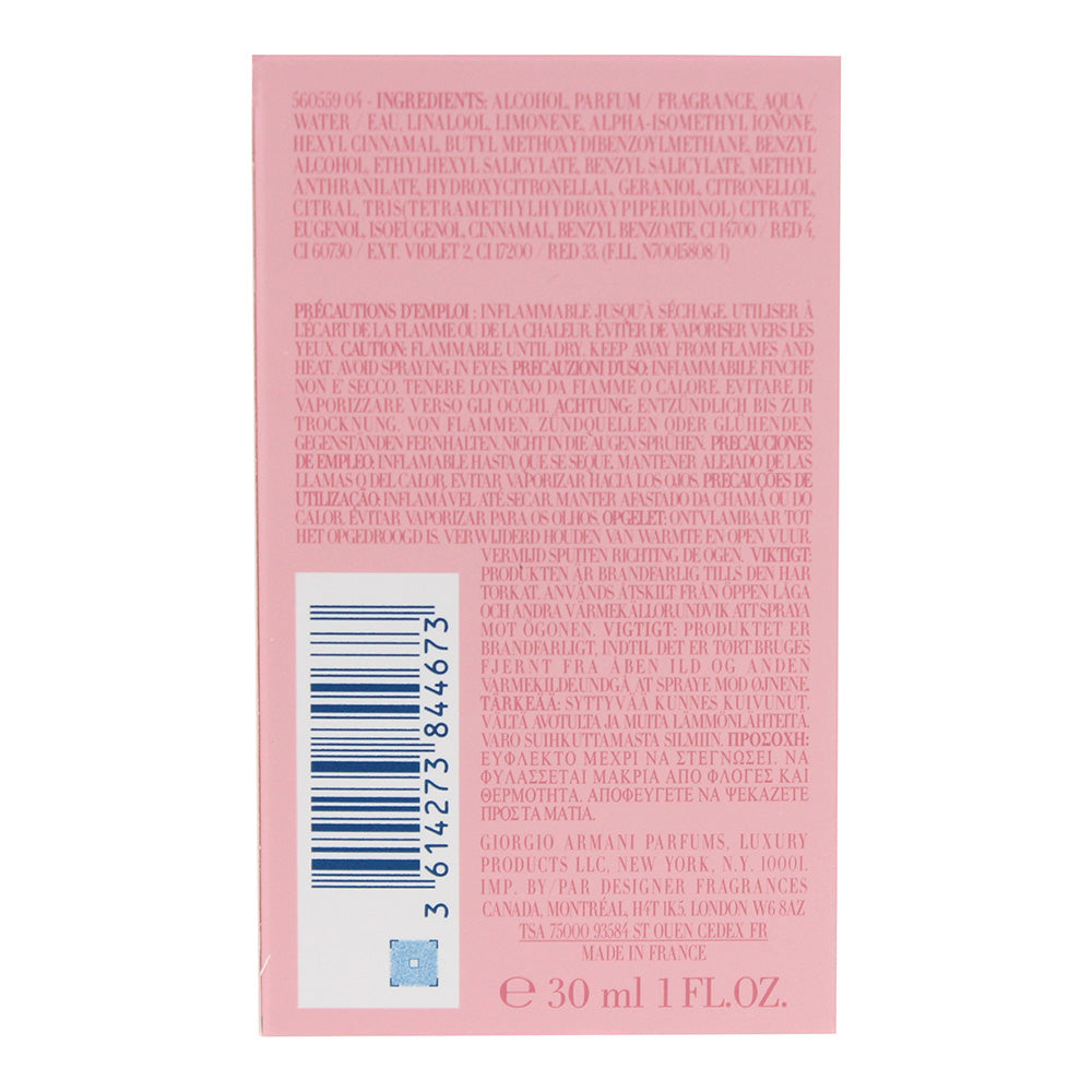 Giorgio Armani My Way Parfum 30ml - Ingredients