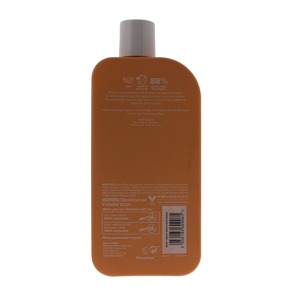 Body Proud Bright Boost Body Moisturiser 360ml