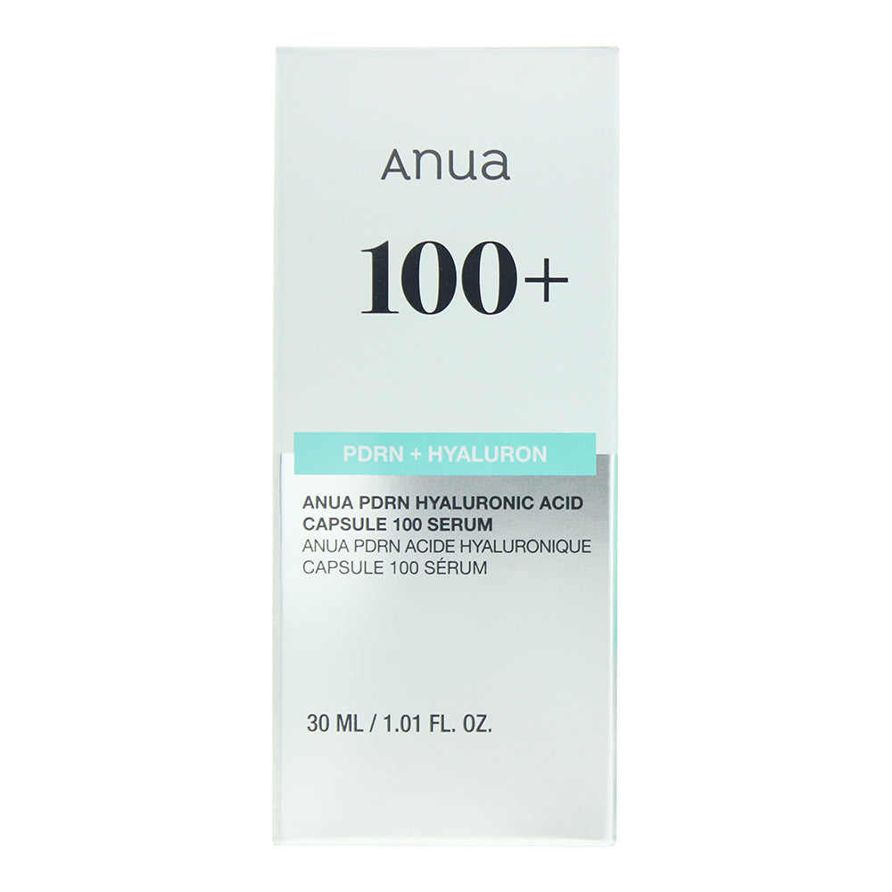 Anua 100+ Pdrn + Hyaluronic Serum 30ml - Box