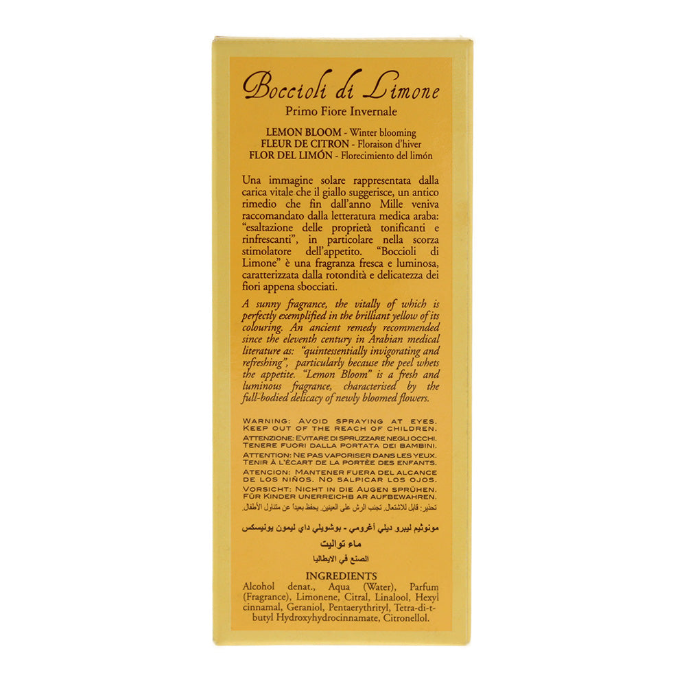 Monotheme Il Libro Degli Agrumi Boccioli Di Limone Eau de Toilette 30ml - Ingredients