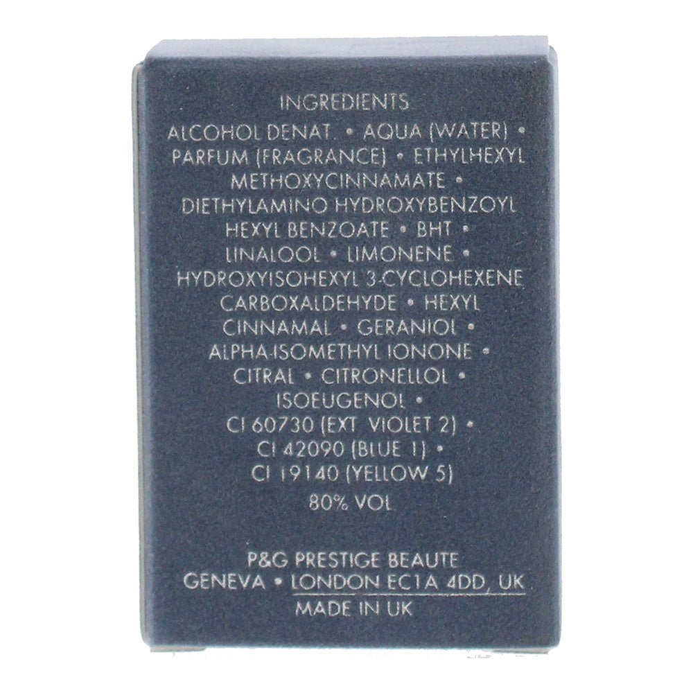 Dolce & Gabbana Light Blue Pour Homme Eau de Toilette 4.5ml - Ingredients