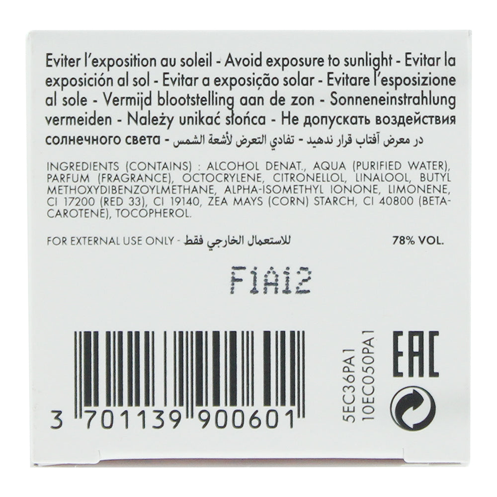 Le Couvent Des Minimes Aqua Paradisi Eau de Cologne 50ml - Ingredients