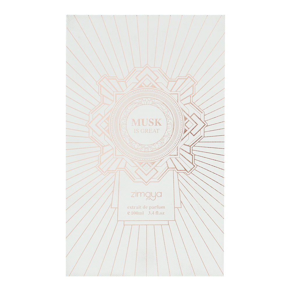 Zimaya Musk Is Great Extrait de Parfum 100ml - Box