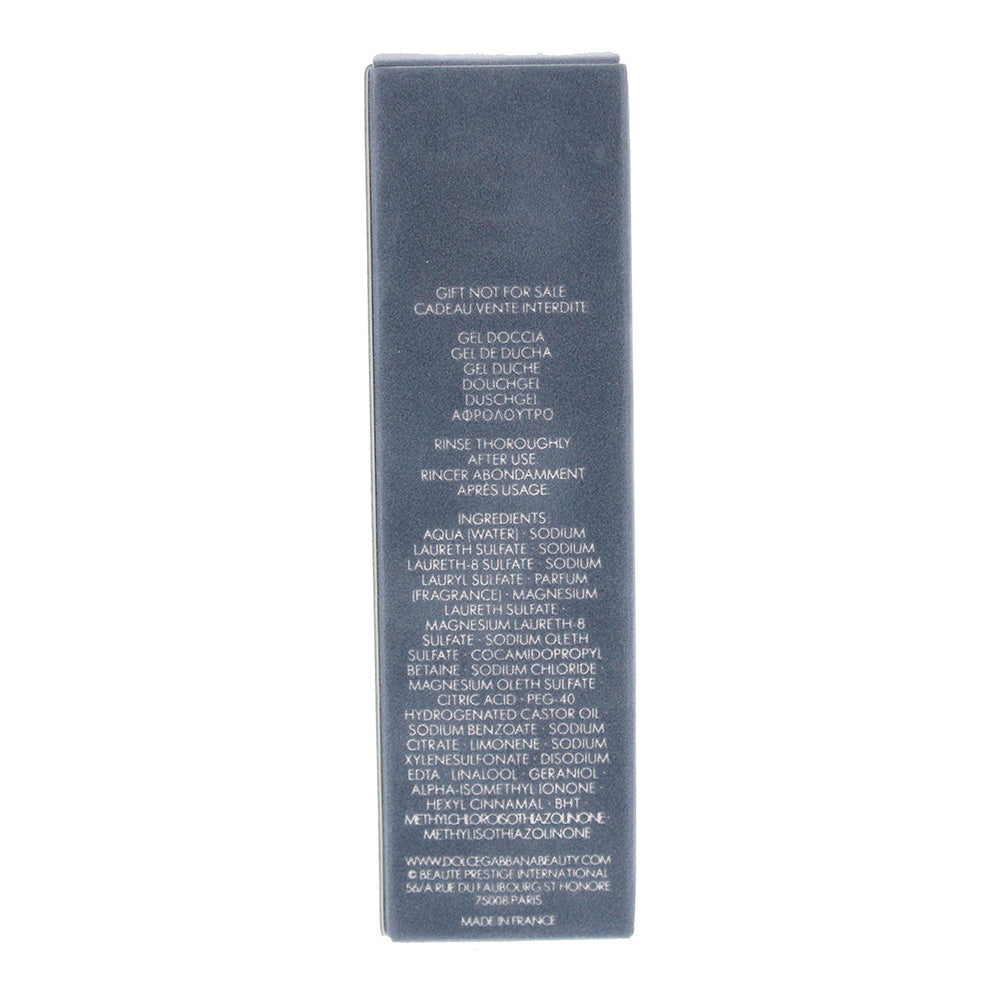 Dolce & Gabbana Light Blue Pour Homme Shower Gel 50ml - Not For Sale - Ingredients