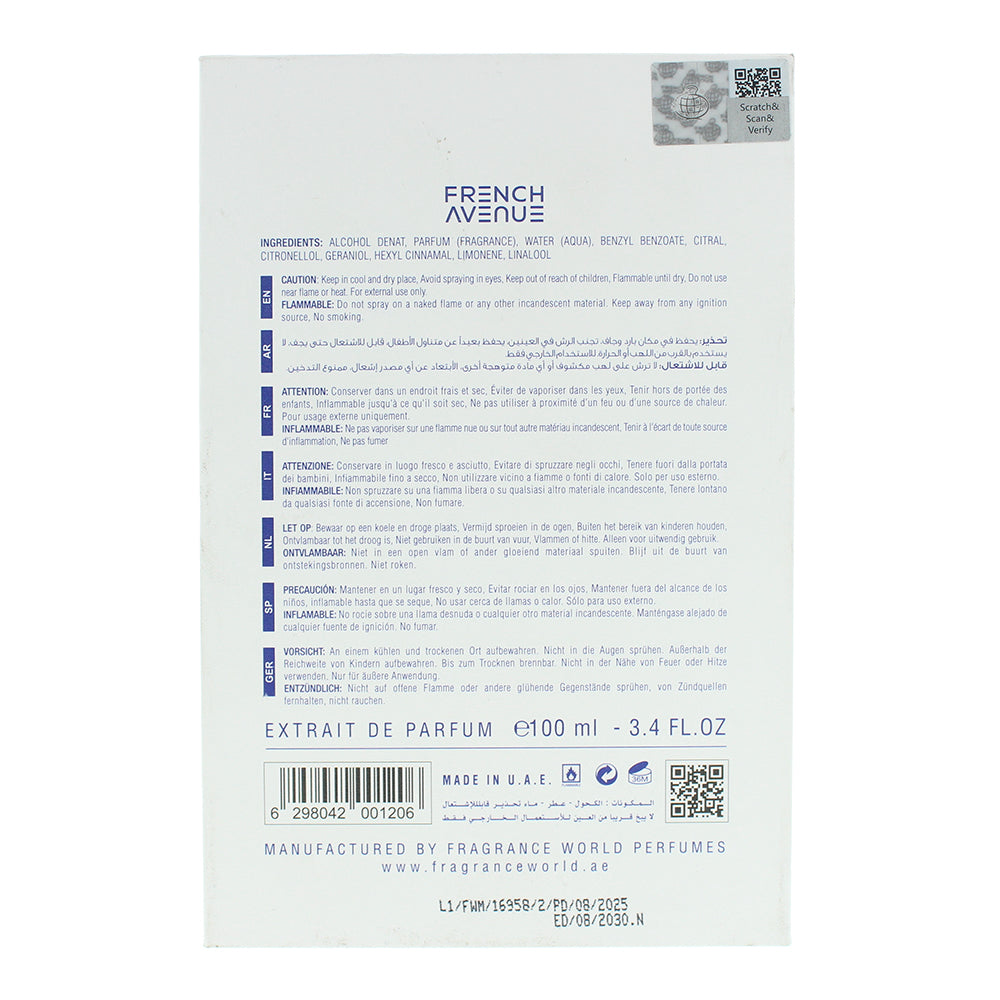 French Avenue Atlantis Extrait De Parfum 100ml
