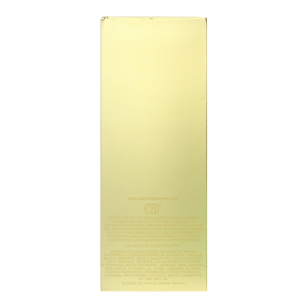 Carolina Herrera Eau de Toilette 100ml - Ingredients