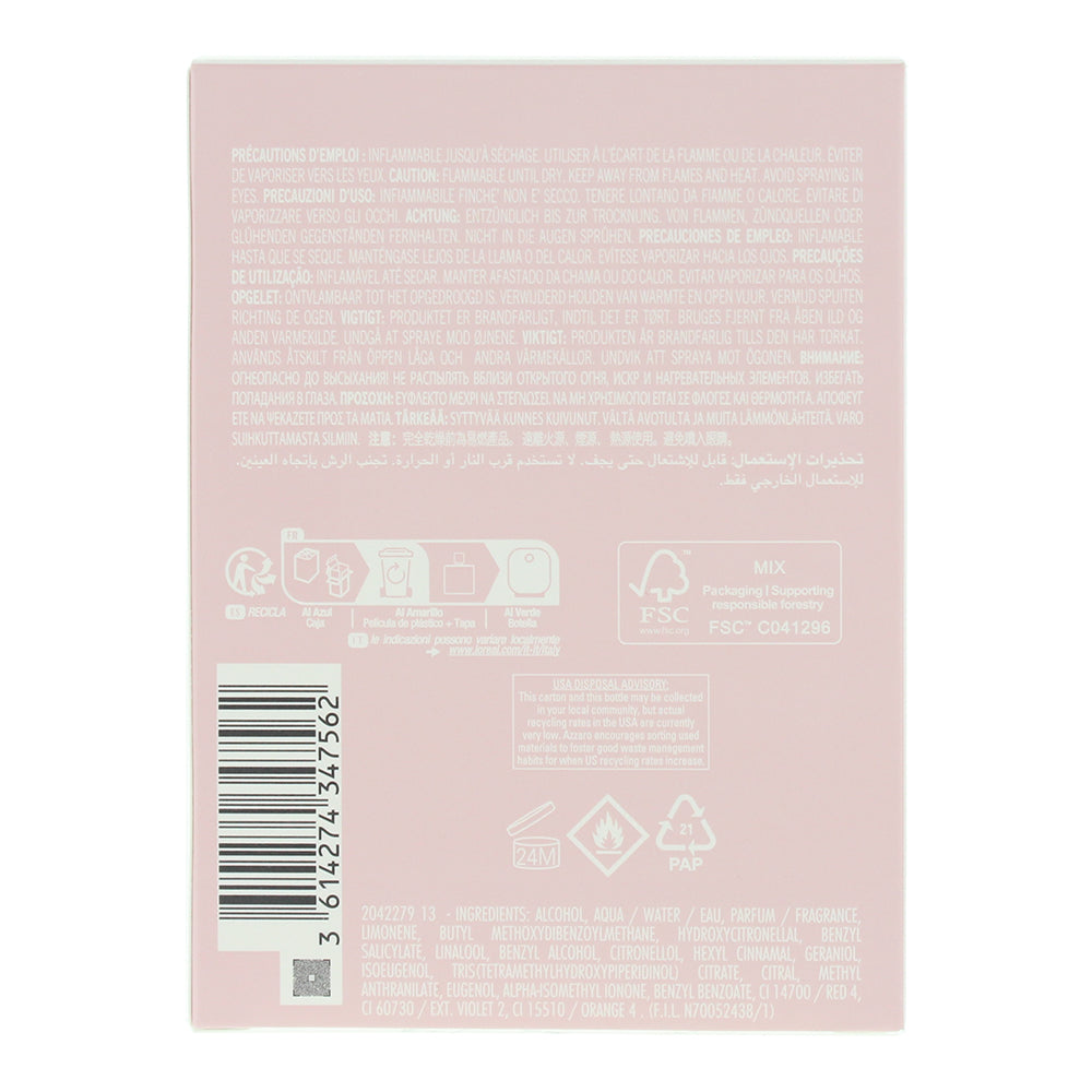 Azzaro Pour Elle Eau de Parfum 100ml - Ingredients