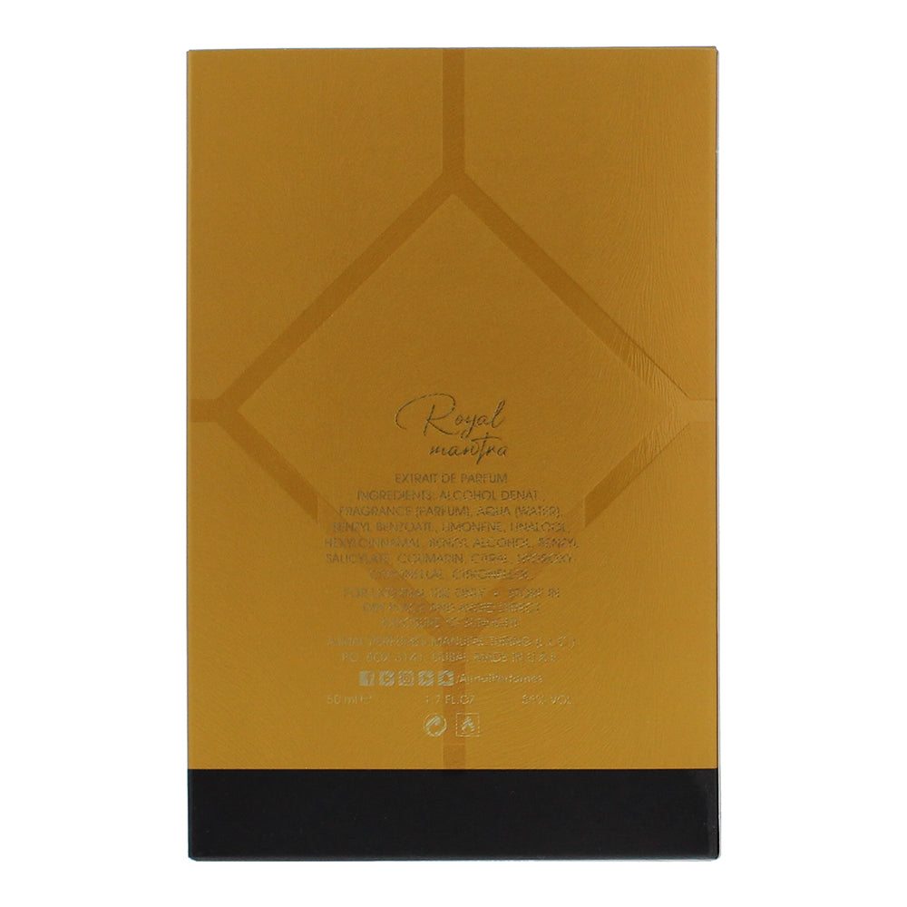 Ajmal Royal Mystic Extrait de Parfum 50ml - Ingredients