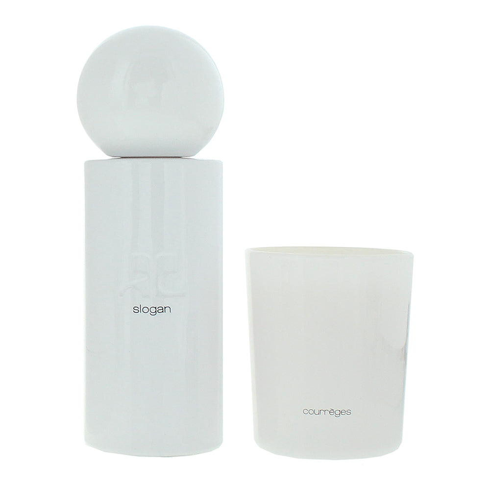 Courrèges Slogan 2 Piece Gift Set: Eau de Parfum 100ml - Candle 75g - Product