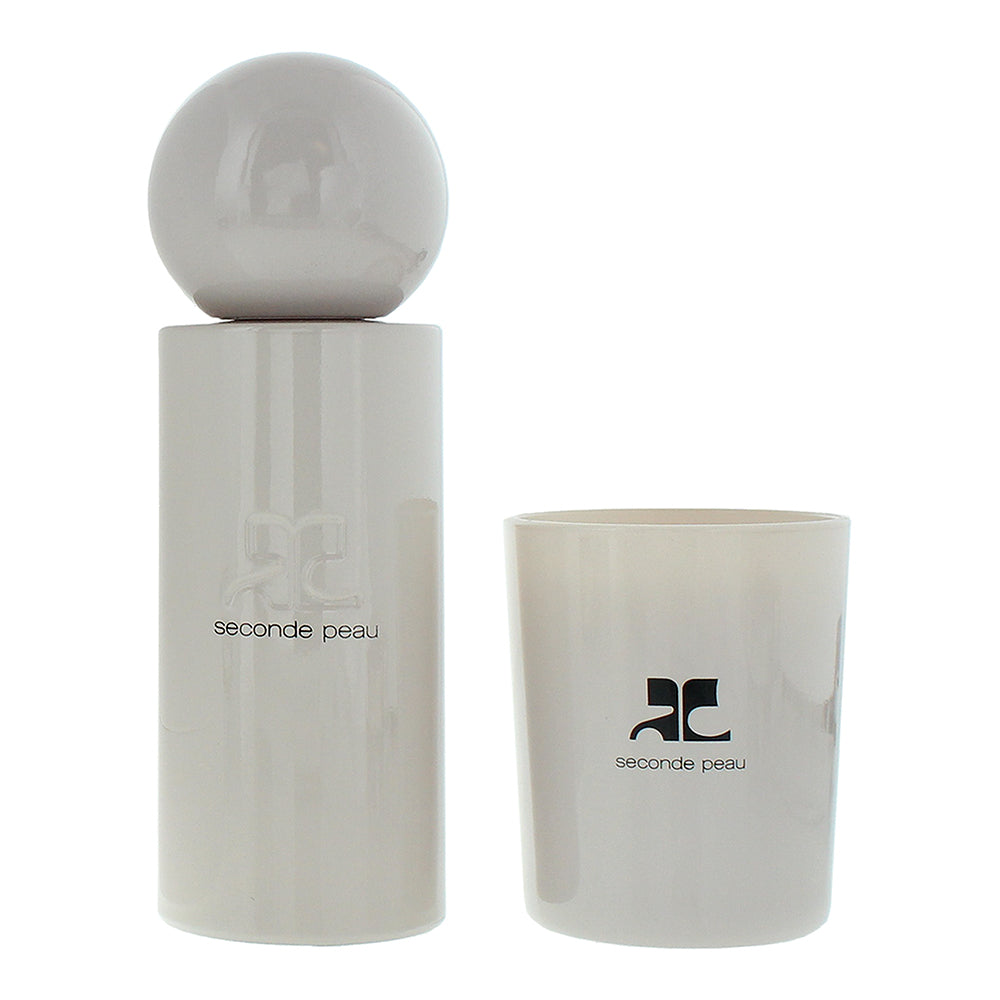 Courrèges Seconde Peau 2 Piece Gift Set: Eau de Parfum 100ml - Candle 75g - Product