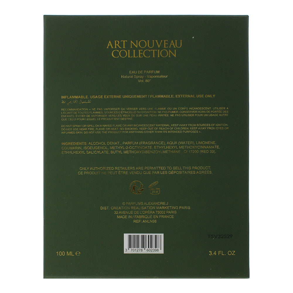 Alexandre.J Art Nouveau Collection Majestic Nard Eau de Parfum 100ml