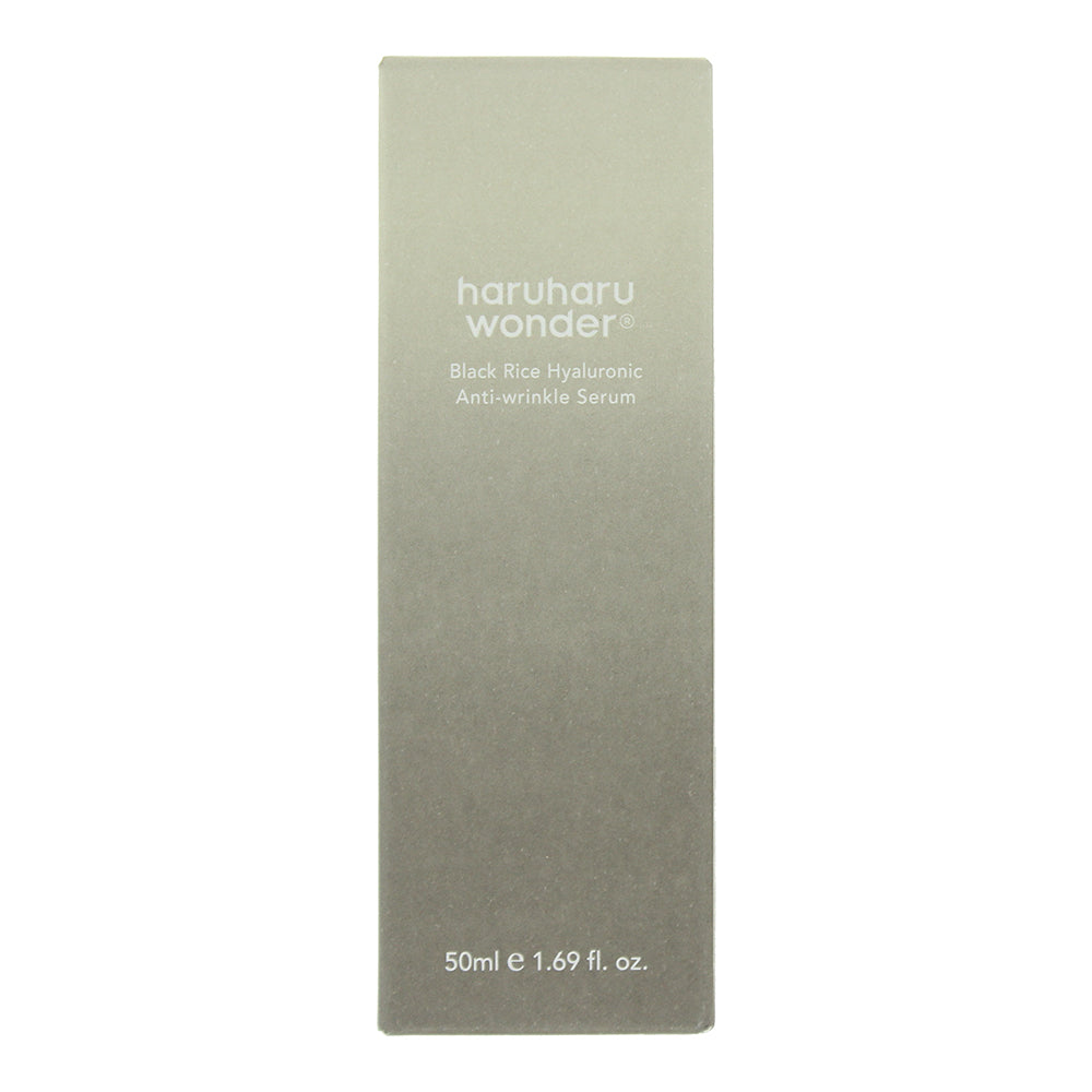Haruharu Wonder Black Rice Hyaluronic Anti-Wrinkle Serum 50ml - Box