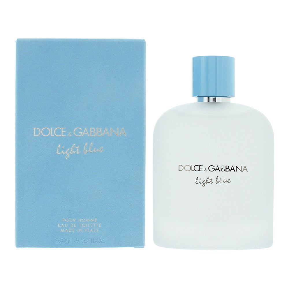 Dolce & Gabbana Light Blue Pour Homme Eau de Toilette 200ml