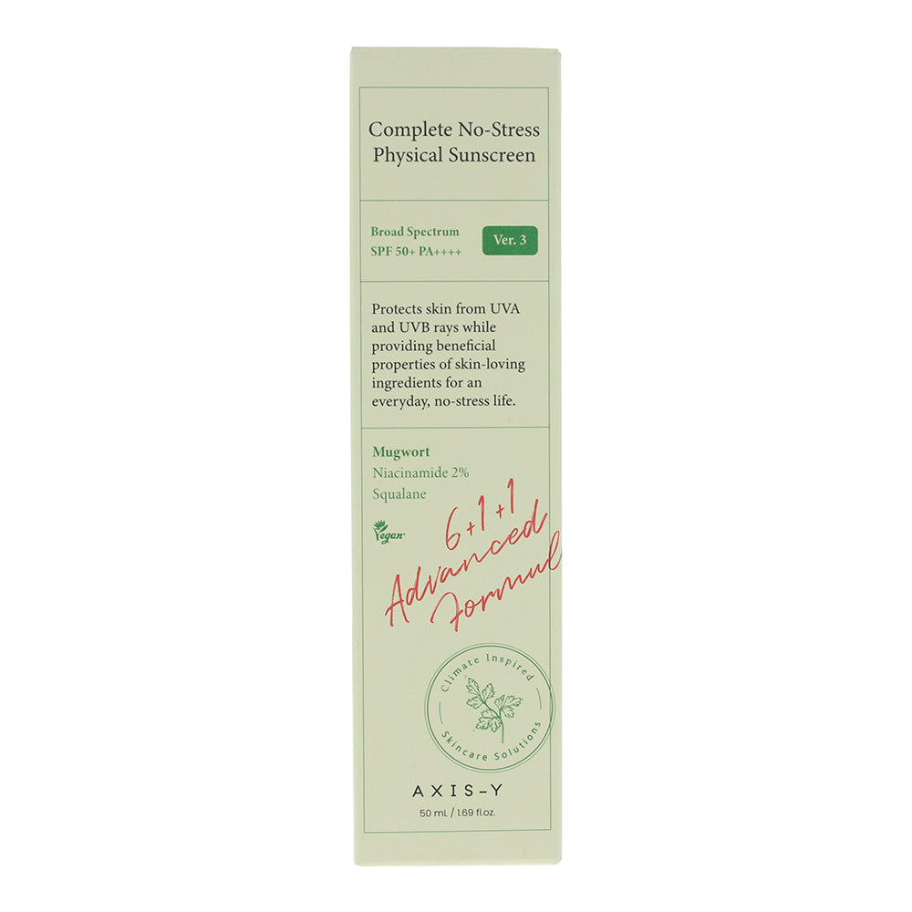 Axis-Y Complete No-Stress Spf 50+ Sunscreen 50ml - Box