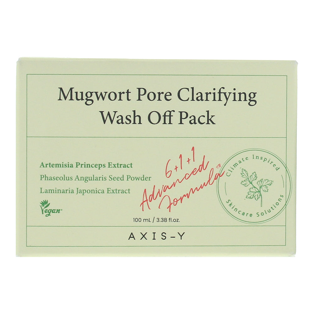 Axis-Y Mugwort Wash Off Pack Clarifying Lotion Pore 100ml - Box