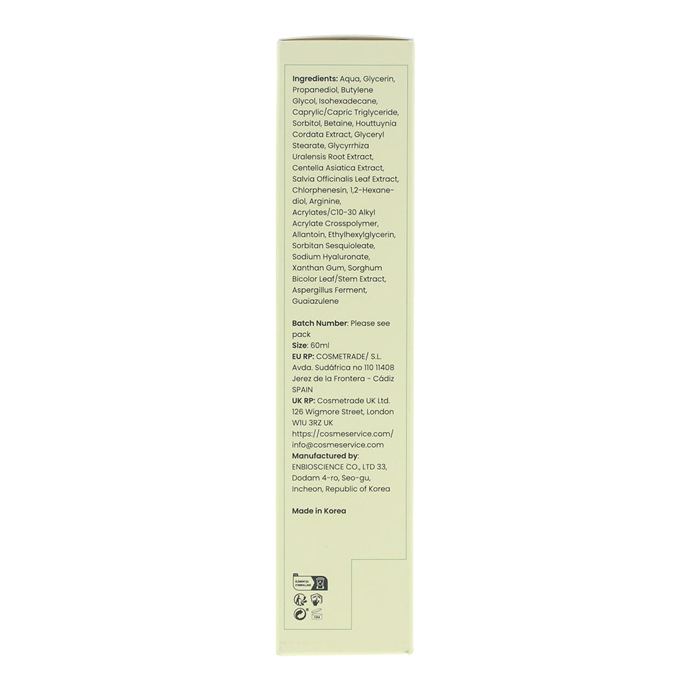 Axis-Y Heartleaf My Type Calming Cream 60ml - Ingredients