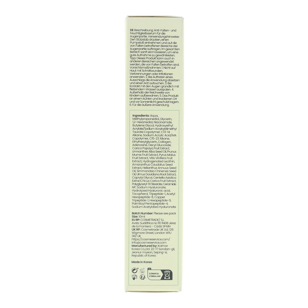 Axis-Y Vegan Collagen Eye Serum 10ml - Ingredients