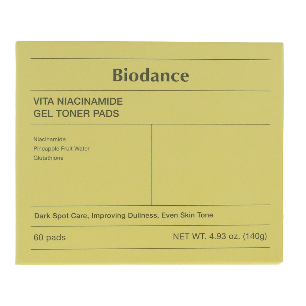 Biodance Vita Niacinamide Toner Pads 60 pcs - Box