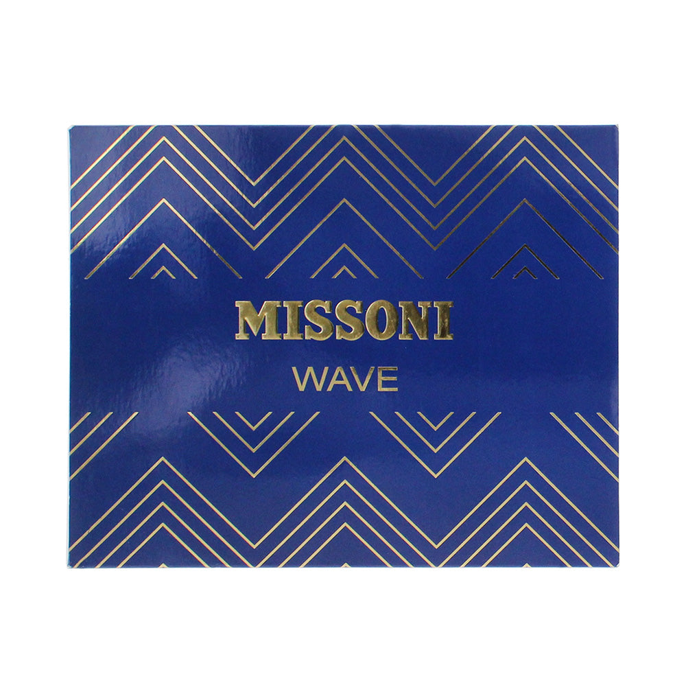 Missoni Wave 3 Piece Gift Set: Eau de Toilette 100ml - Shower Gel 100ml - Afters - Box
