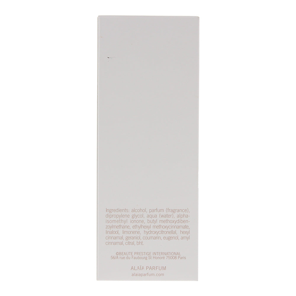 Alaia Paris Blanche Eau de Parfum 50ml - Ingredients