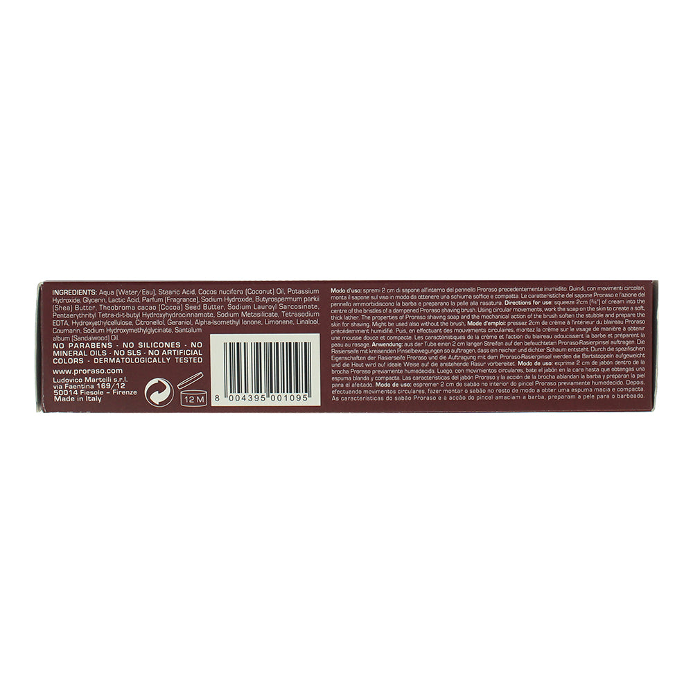 Proraso Shaving Cream Coarse Beards 150ml