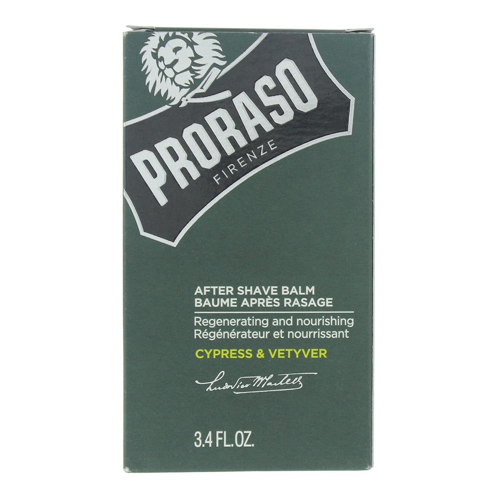 Proraso Cypress & Vetyver Aftershave Balm 100ml - Box