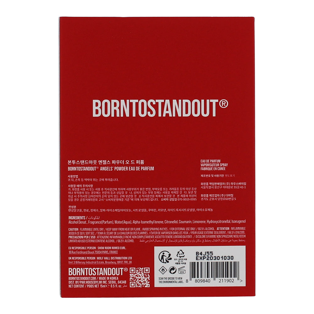 Borntostandout Angels' Powder Eau de Parfum 15ml