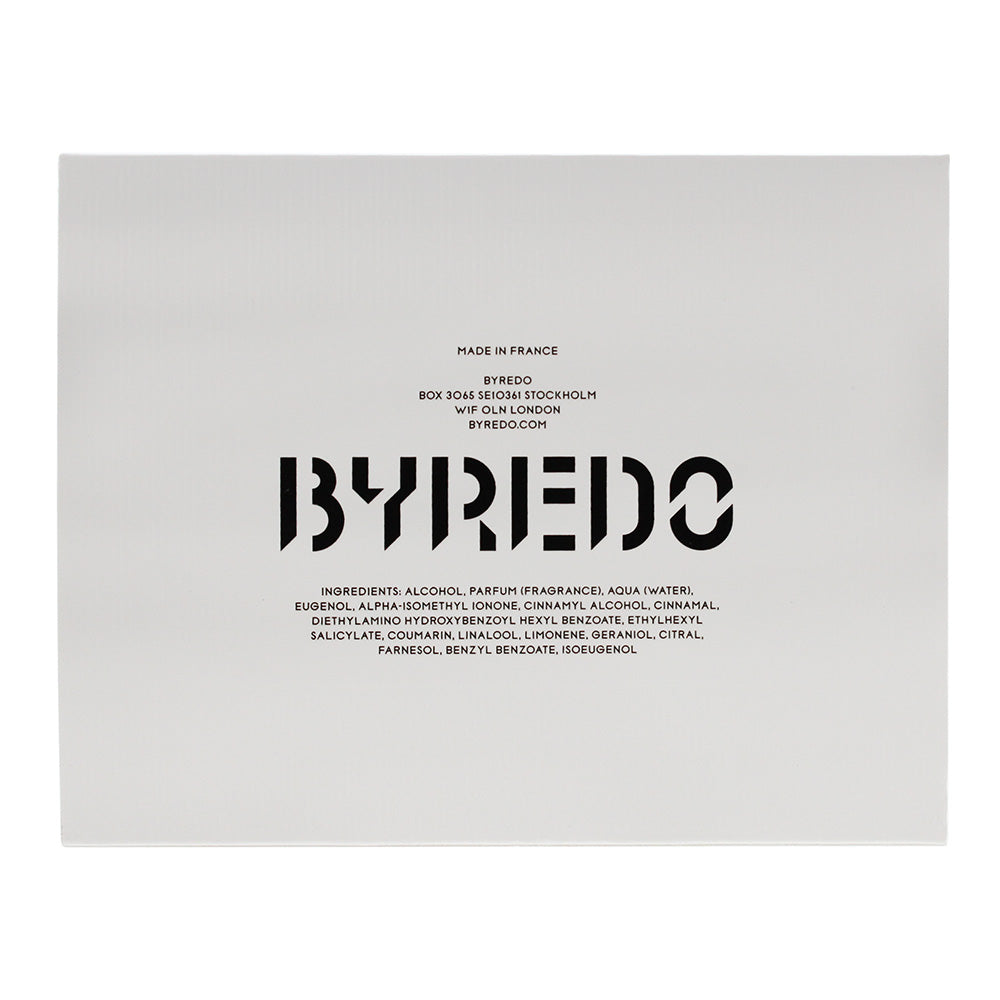 Byredo Eyes Closed Eau de Parfum 100ml - Ingredients