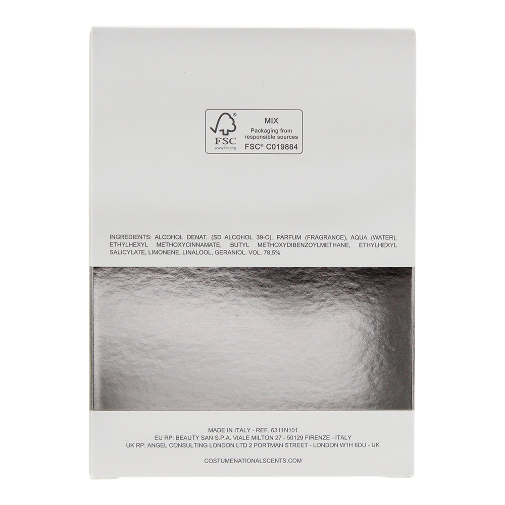 Costume National Paperplane Eau de Parfum 100ml - Ingredients