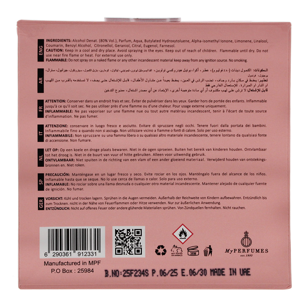 Arabiyat Prestige Safa Eau de Parfum 100ml - Ingredients