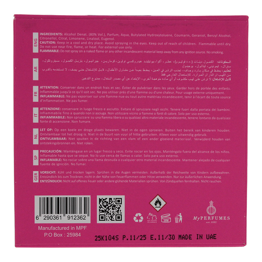 Arabiyat Prestige Uhud Eau de Parfum 100ml - Ingredients