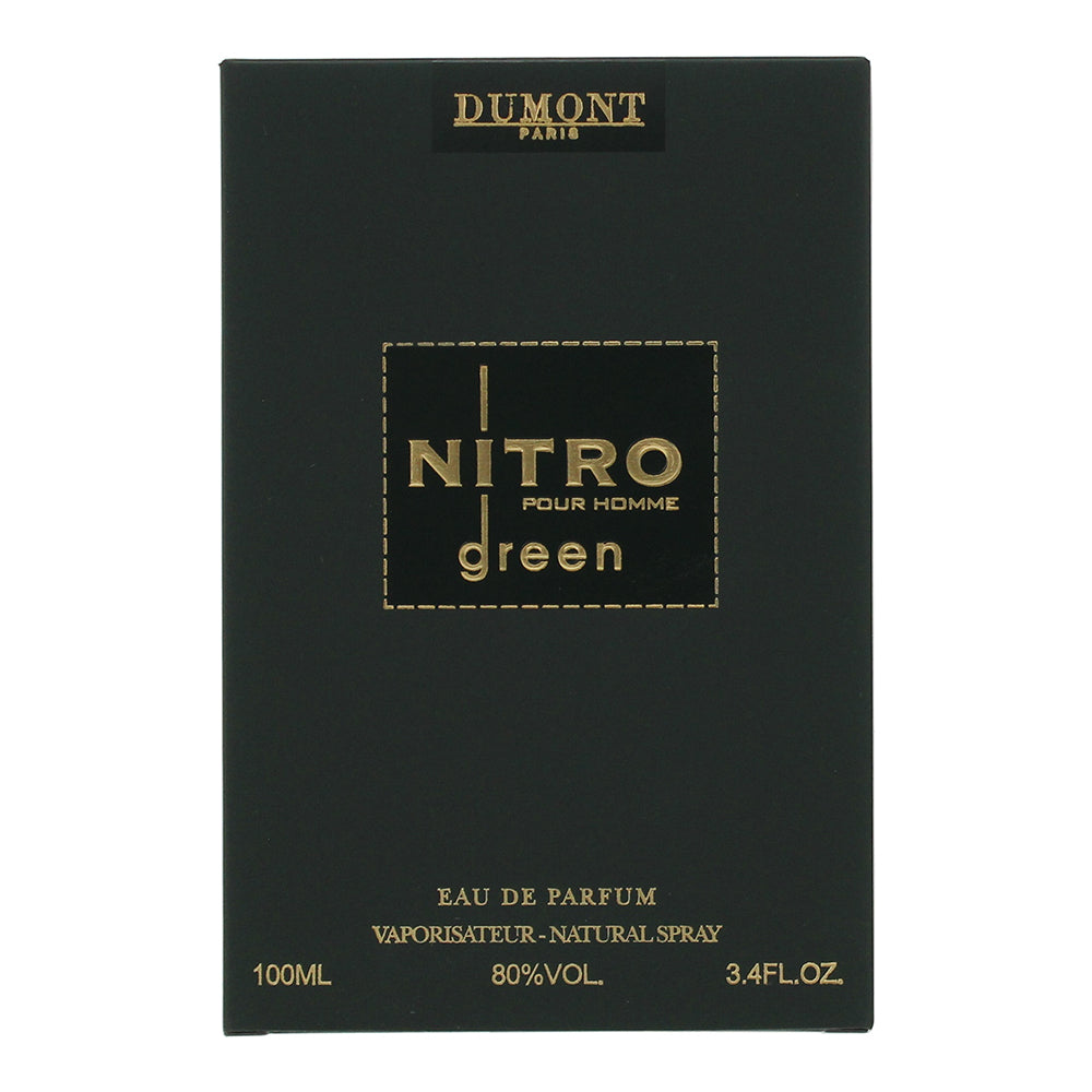Dumont Nitro Green Eau de Parfum 100ml - Box
