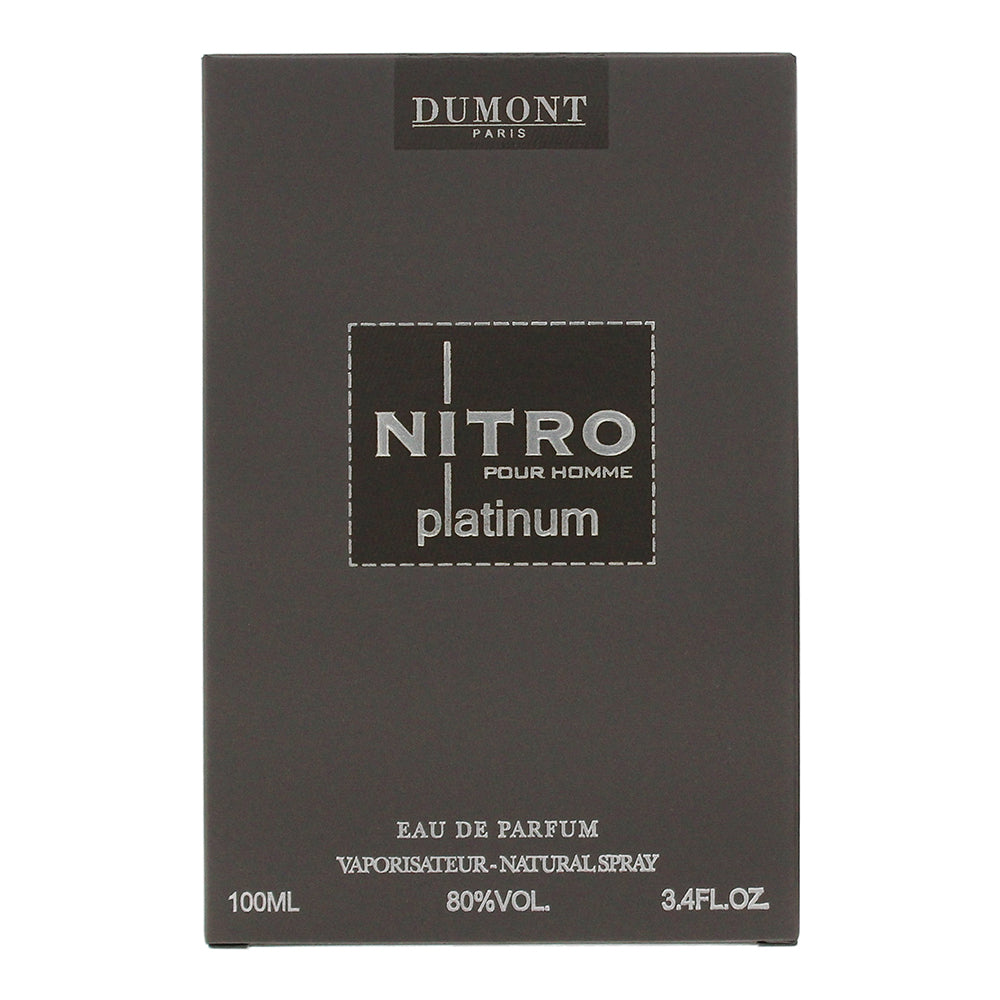 Dumont Nitro Platinum Eau de Parfum 100ml - Box