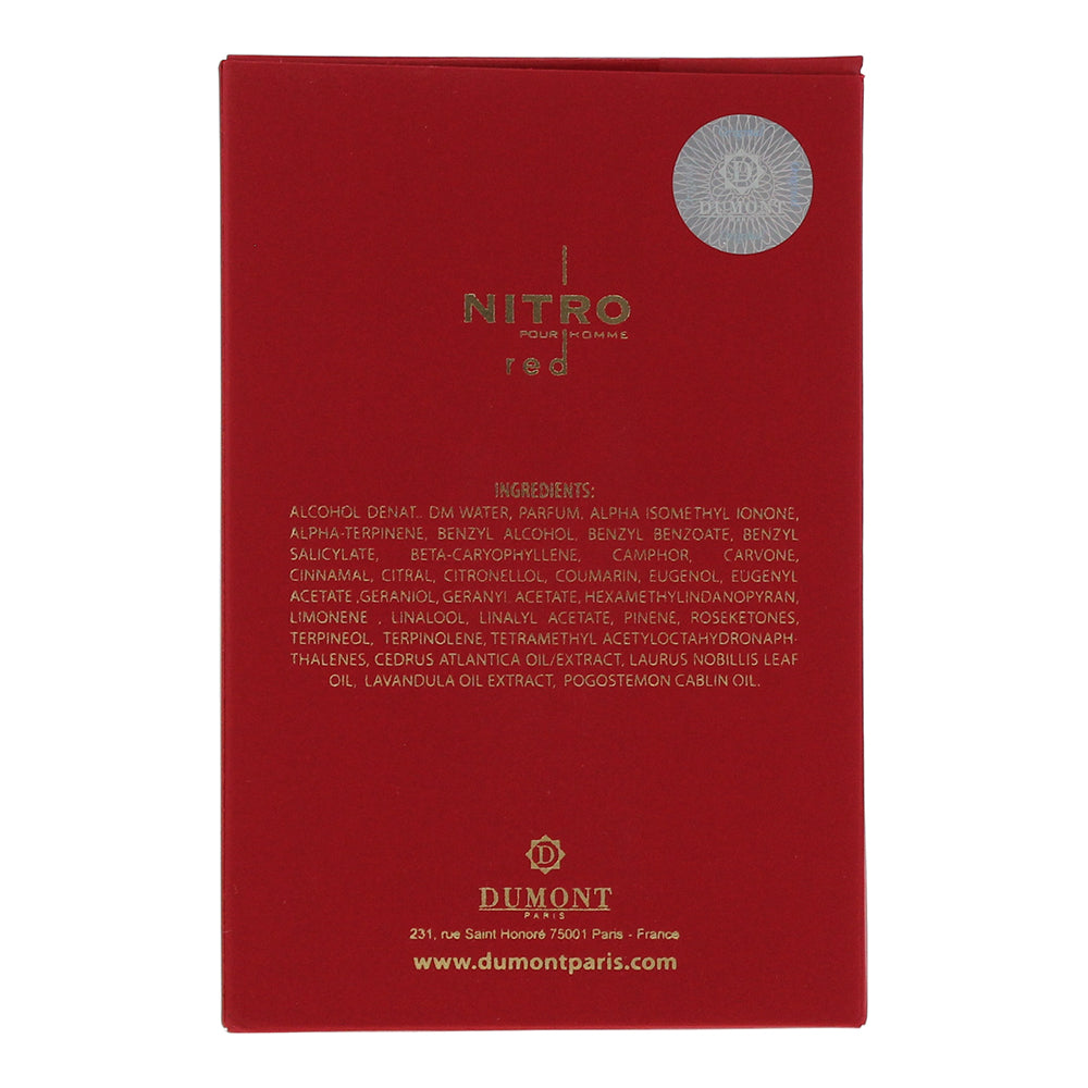 Dumont Nitro Red Eau de Parfum 100ml