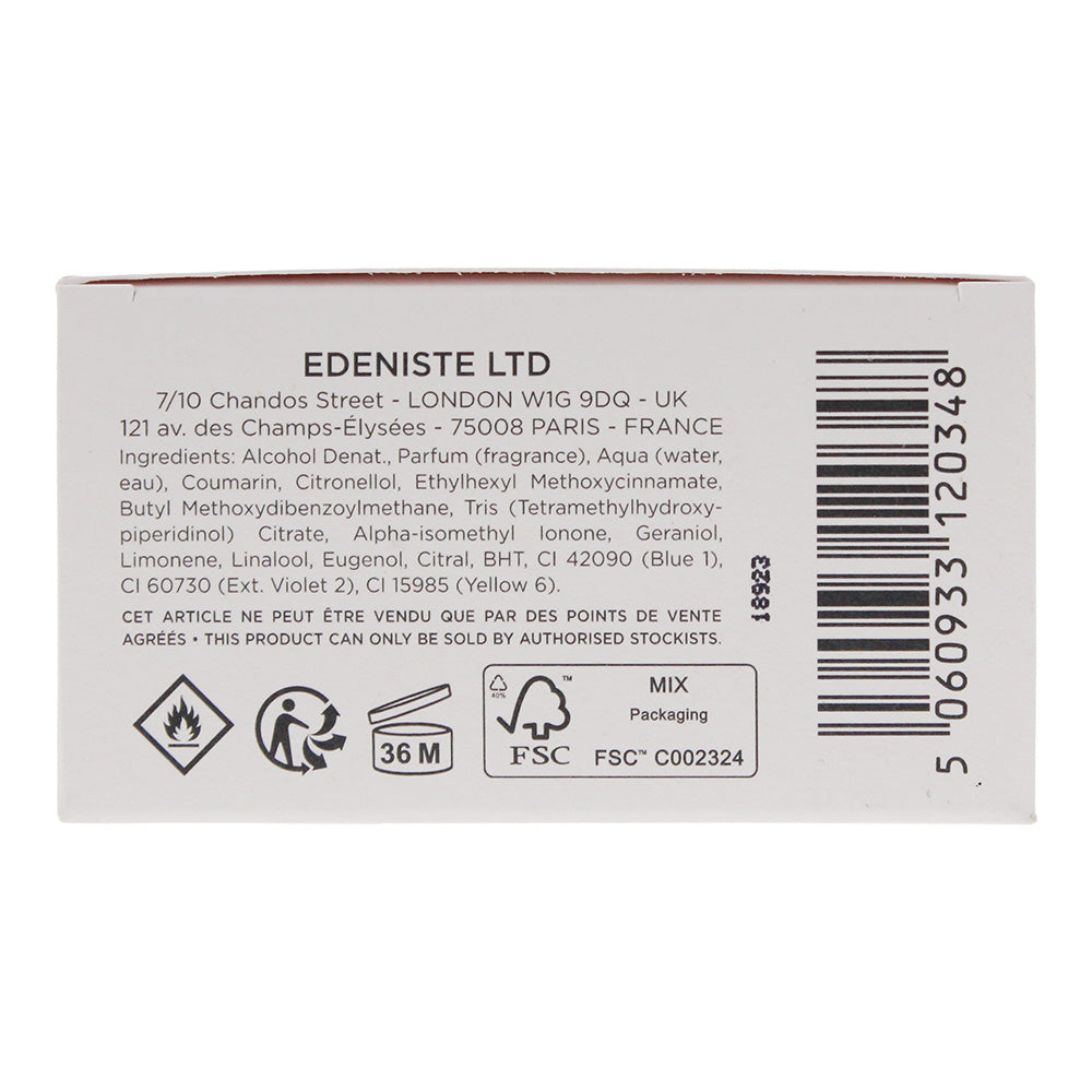 Edeniste Rose Fatale Eau de Parfum 100ml - Ingredients