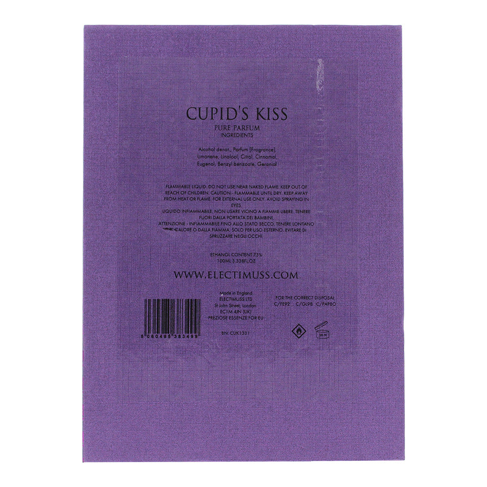 Electimuss Cupid's Kiss Extrait de Parfum 100ml - Ingredients