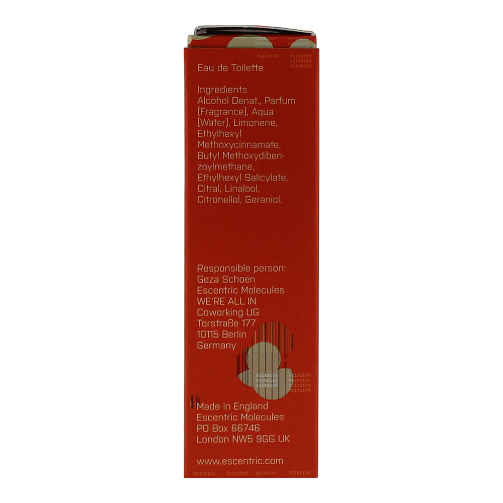 Escentric Molecules Molecule 01 + Mandarin Refill Eau de Toilette 30ml - Ingredients