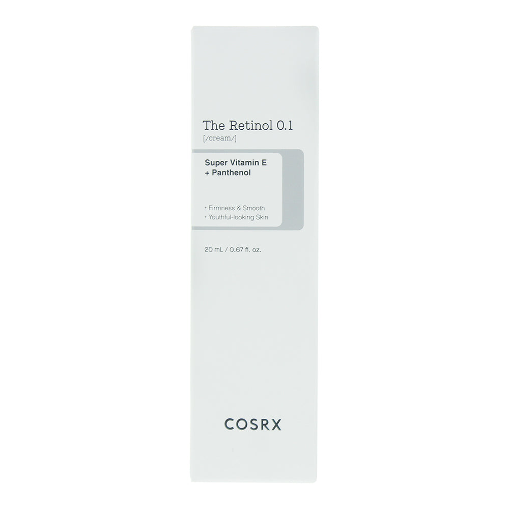 Cosrx The Retinol 0.1 Super Vitamin E + Panthenol Cream 20ml - Box