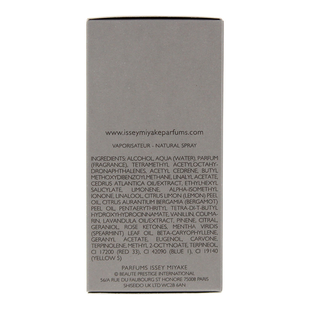 Issey Miyake Le Sel D'issey Eau de Parfum 50ml - Ingredients