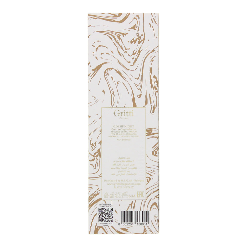 Gritti Gossip Night Parfum 15ml - Ingredients