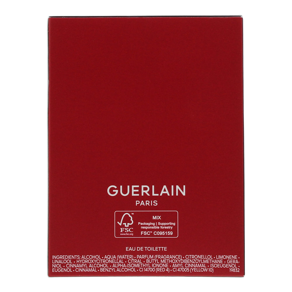 Guerlain Habit Rouge Eau de Toilette 100ml - Ingredients