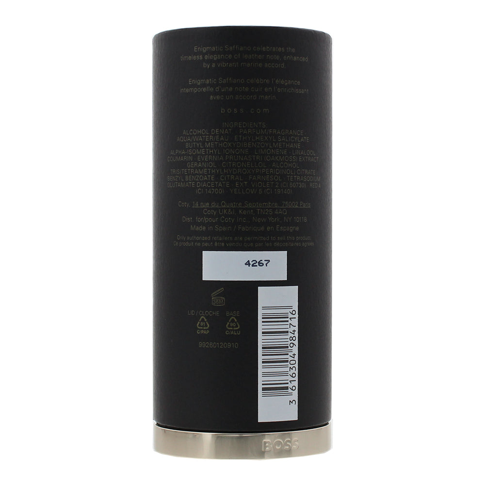 Hugo Boss The Collection Enigmatic Saffiano Eau de Parfum 100ml - Ingredients