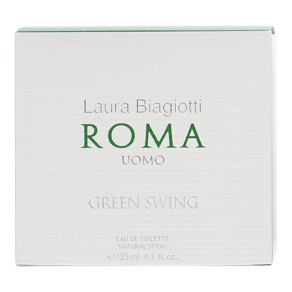 Laura Biagiotti Roma Uomo Green Swing Eau de Toilette 125ml - Box
