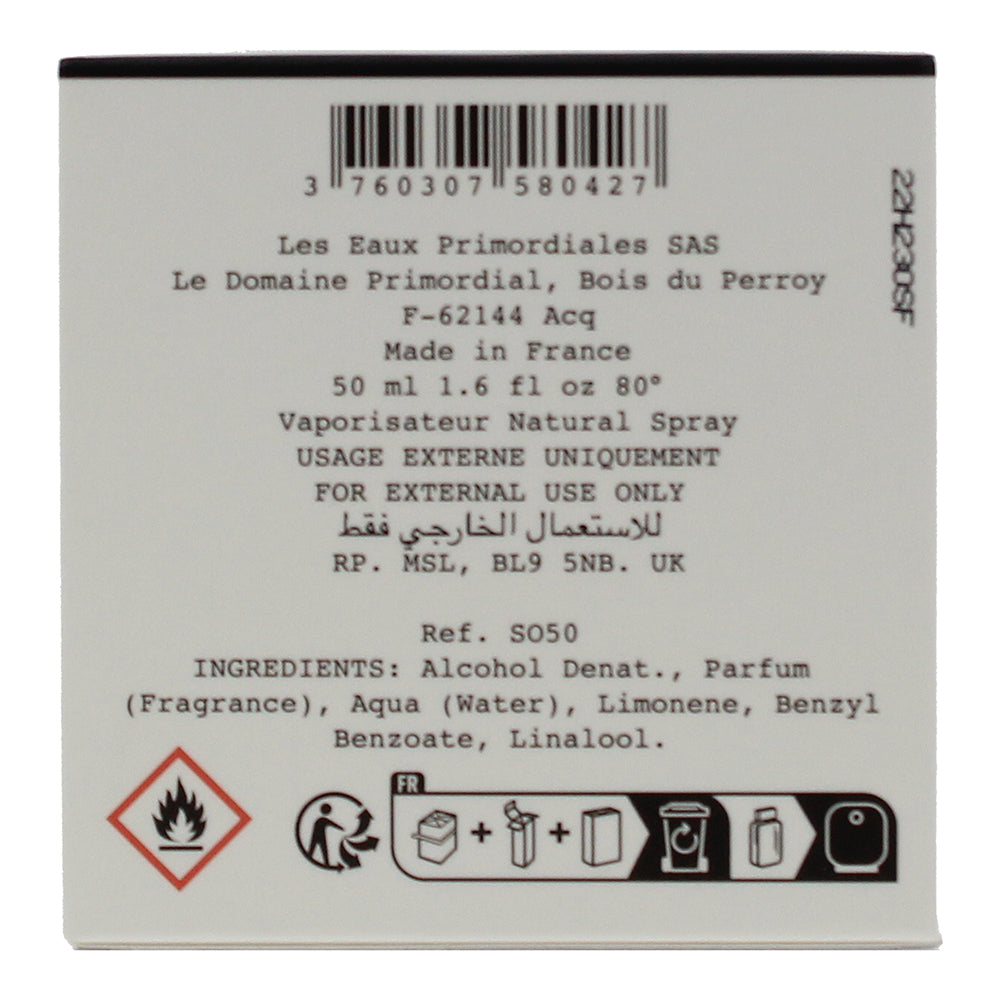 Les Eaux Primordiales Oud Superfluide Eau de Parfum 50ml - Ingredients