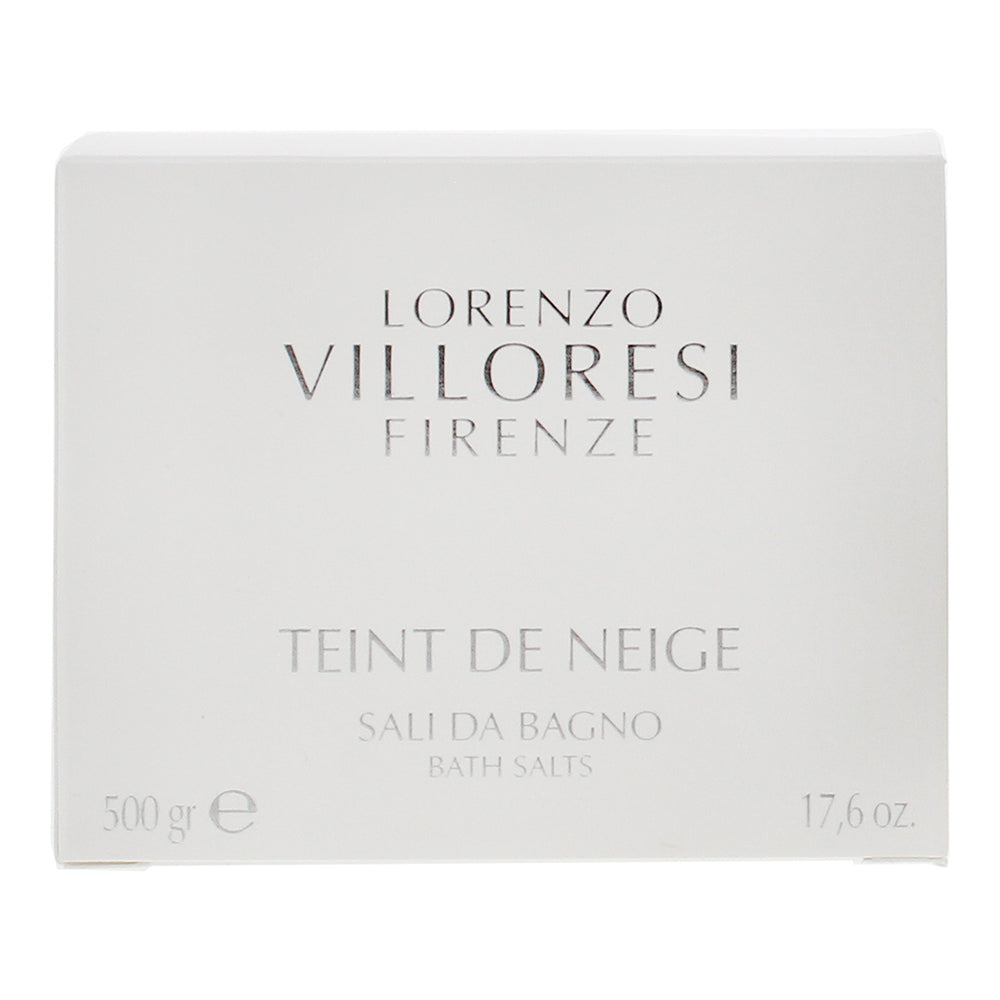 Lorenzo Villoresi Teint De Neige Bath Salt 500ml - Box