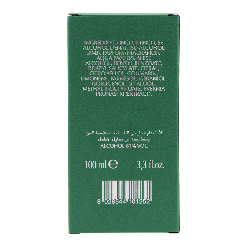 Lorenzo Villoresi Yerbamate Eau de Toilette 100ml - Ingredients