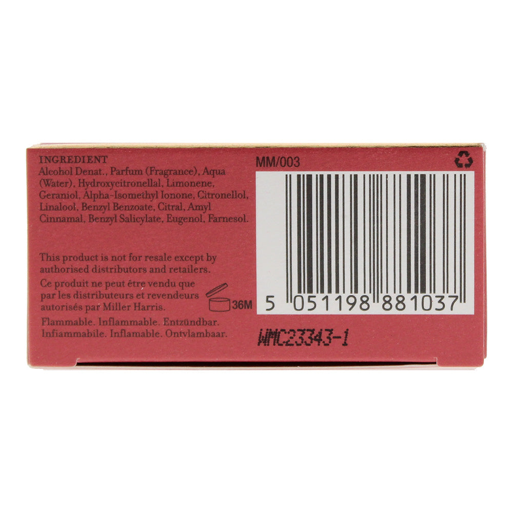 Miller Harris Myrica Muse Eau de Parfum 50ml - Ingredients